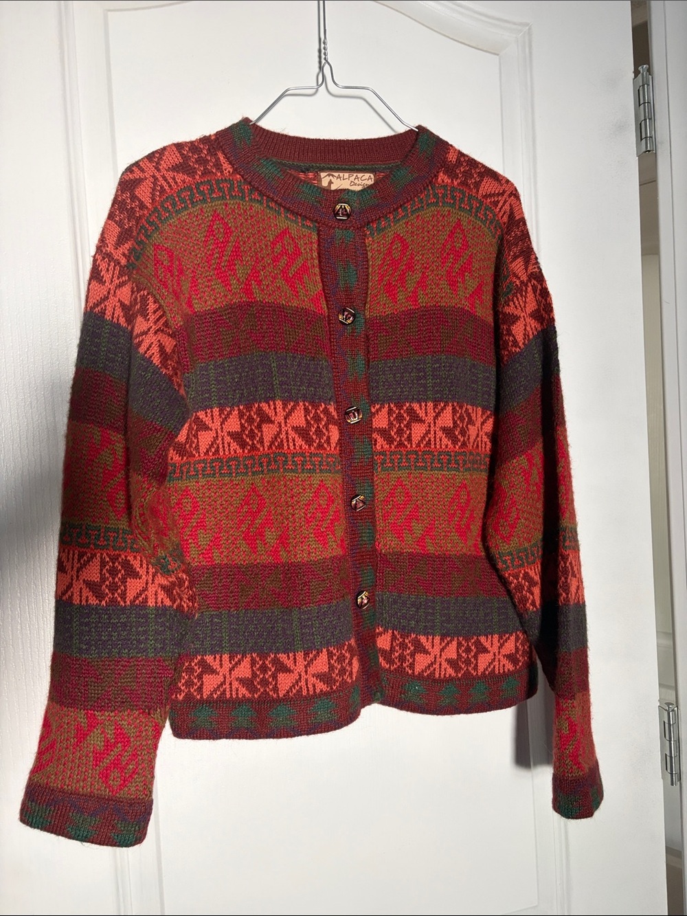 Alpaca Design Women Sweater 💯 Alpaca Wool